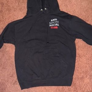 anti social social club hoodie
